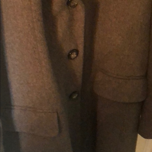 Louben Women’s Wool/Cashmere Gray Trench Coat - Picture 5 of 9